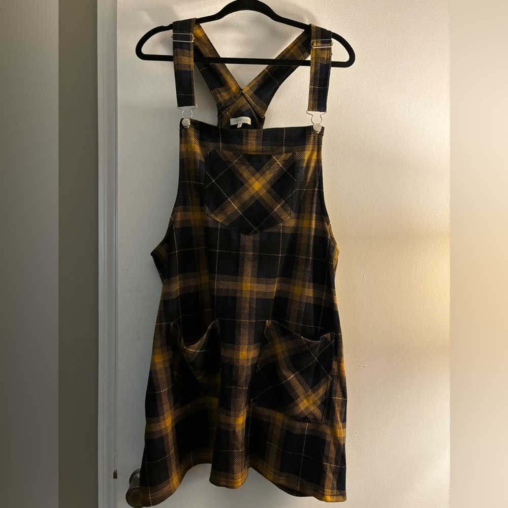 Overall dress plus size 2X